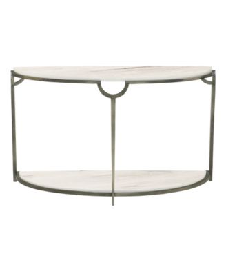 Bernhardt - Morello Demilune Metal Console Table