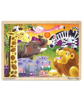 Melissa and Doug - Kids Toy, African Plains 24-Piece Jigsaw Puzzle