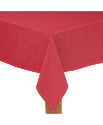 Lintex - Danube 70" Round 52%Cottom 48%Poly Tablecloth Scarlet