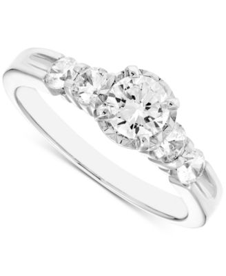 Macy's - Diamond Engagement Ring (1 ct. t.w.) in 14k White Gold