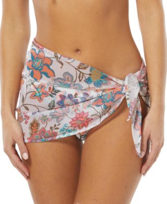 SUNDAZED - Women's Kaylee Printed Cover Up Short Sarong