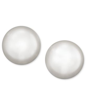 Belle de Mer - Pearl Earrings, 14k Gold Cultured Freshwater Pearl Stud Earrings (5-1/2mm)