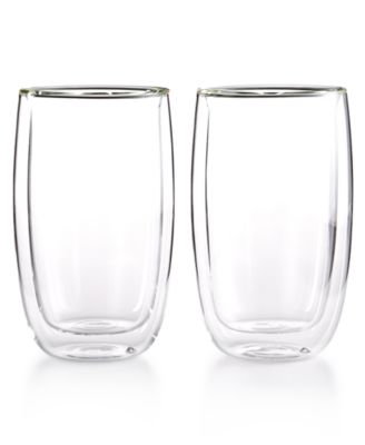 J.A. Henckels - Zwilling Sorrento Double Wall Latte Glasses, Set of 2