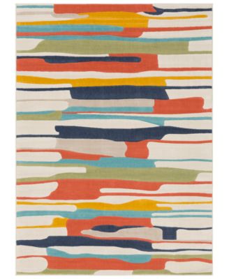 Abbie & Allie Rugs - City CIT-2339 Coral 3'11" x 5'7" Area Rug