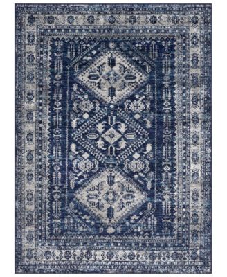 Abbie & Allie Rugs - MNC-2315 Navy 7'10" x 10'3" Area Rug