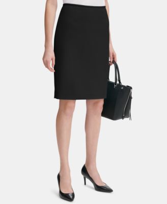 Calvin Klein - Crepe Pencil Skirt