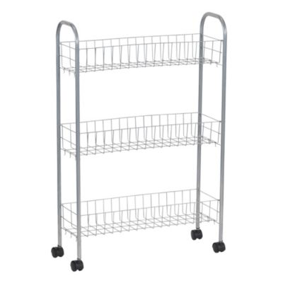 Household Essentials - Slimline 3-Shelf Utility Cart