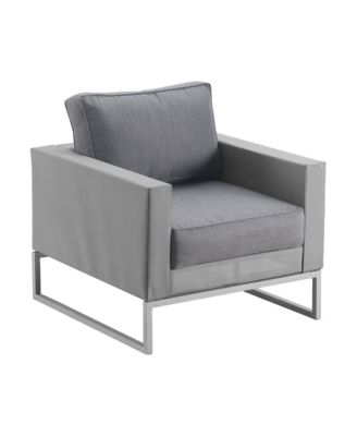 Elle Decor - Tropez Outdoor Mesh Arm Chair, Quick Ship