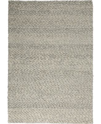 Calvin Klein - CK940 Riverstone Gray and Ivory 8' x 10' Area Rug
