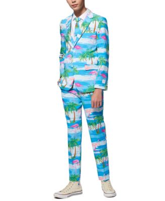 OppoSuits - Big Boys 3-Pc. Flaminguy Suit & Tie Set