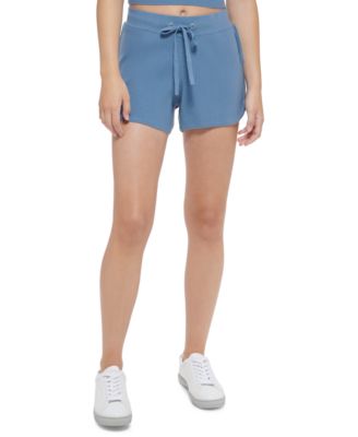 Calvin Klein Jeans - Women's Ribbed-Knit Drawstring Shorts