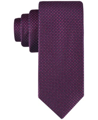 Calvin Klein - Men's Steel Micro-Dot Solid Tie