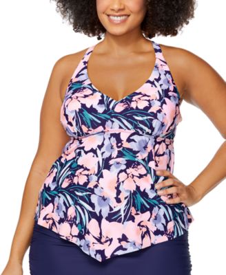 Raisins Curve - Trendy Plus Size In The Soul Trinidad Tankini Top