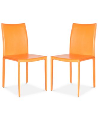 Safavieh - Nolyn Set of 2 Dining Chairs, Quick Ship