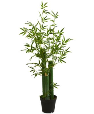 Nearly Natural - 5' Green Bamboo Artificial Tree