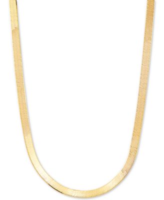 Giani Bernini - Herringbone Link 20" Chain Necklace in 18k Gold-Plated Sterling Silver