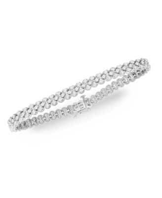 Macy's - Diamond Three-Row Bracelet (4 ct. t.w.)