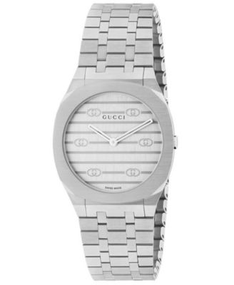 Gucci - Women's Swiss 25H Stainless Steel Bracelet Watch 30mm