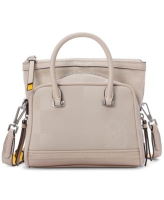 Calvin Klein - Malachite Mini Signature Embossed Checkered Crossbody