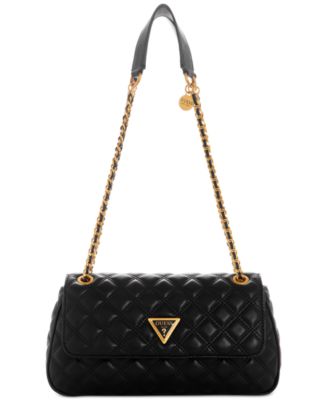 GUESS - Giully Small Quilted Faux Leather Convertible Crossbody