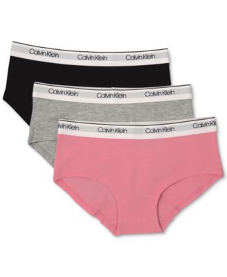 Calvin Klein - 3-Pack Seamless Hipster Underwear, Little & Big Girls (2-16)