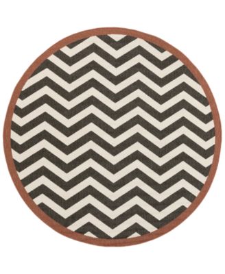 Surya - Alfresco ALF-9646 Black 5'3" Round Area Rug