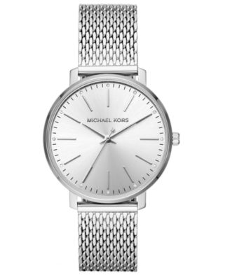 Michael Kors - Women's Pyper Stainless Steel Mesh Bracelet Watch 38mm