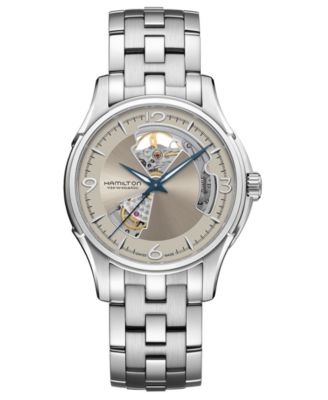 Hamilton - Men's Swiss Automatic Jazzmaster Stainless Steel Bracelet Watch 40mm