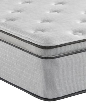 Beautyrest - BR800 13.5" Plush Pillow Top Mattress- Queen