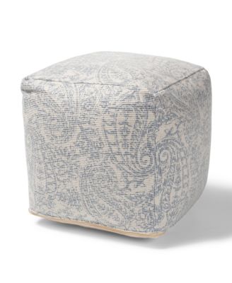 Furniture - Juvita Pouf Ottoman, Quick Ship
