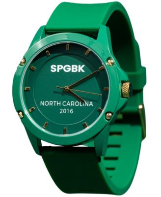 SPGBK Watches - Unisex Trojan Green Silicone Strap Watch 44mm