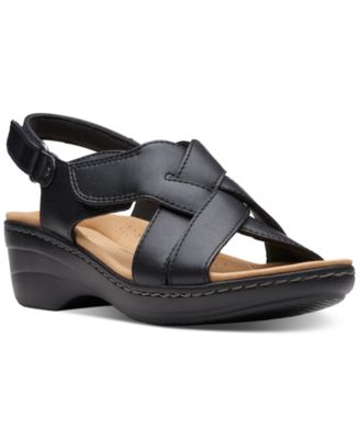 Clarks - Women's Merliah Echo Slip-On Slingback Wedge Sandals