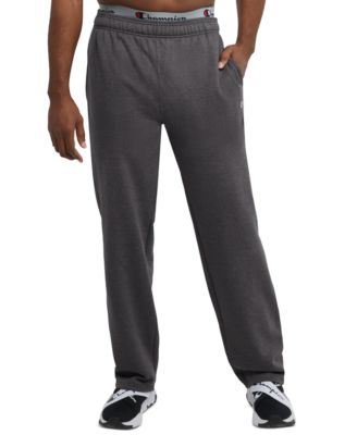 Champion - Men's Big & Tall Powerblend Open Bottom Fleece Sweatpants