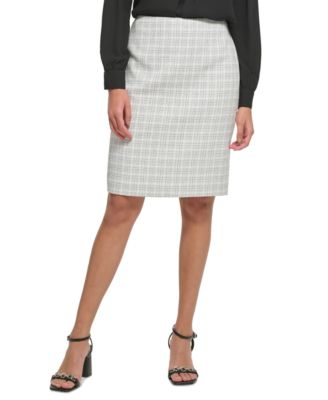 Calvin Klein - Women's Tweed Pencil Skirt