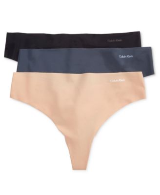 Calvin Klein - Seamless Thong 3-Pack QD3558