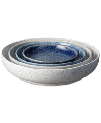 Denby - Studio Blue 4-Pc. Nesting Bowl Set