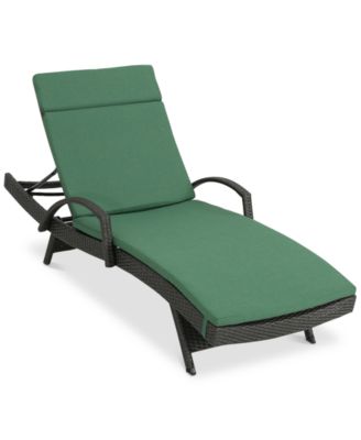 Noble House - Baja Outdoor Chaise Lounge, Quick Ship