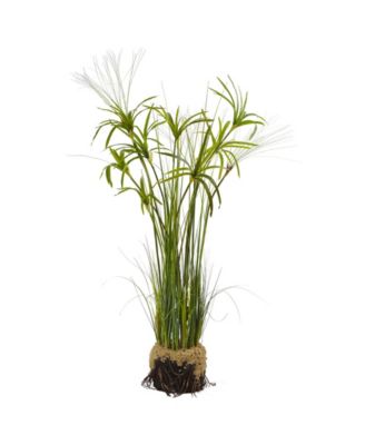 Nearly Natural - 48" Papyrus Plant & Soil Artificial Arrangement
