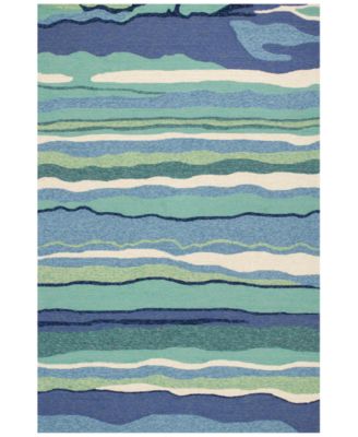 Kas - Harbor Lagoon 4216 Ocean 5' x 7'6" Indoor/Outdoor Area Rug