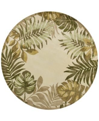 Kas - Havana Paradise 2635 Ivory 7'6" Round Area Rug