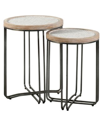 StyleCraft - Ryder 2pc Side Table Set, Quick Ship