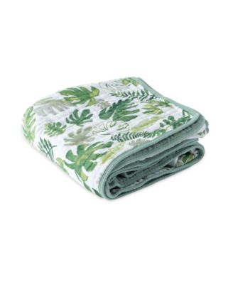 Little Unicorn - Tropical Leaf Cotton Muslin Quilt