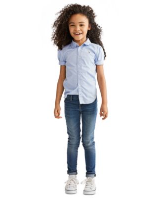 Polo Ralph Lauren - Toddler and Little Girls Aubrie Denim Leggings
