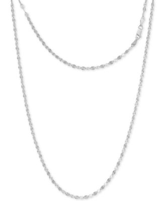 Giani Bernini - Disco Link 16" Chain Necklace in Sterling Silver,