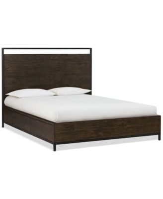 Furniture - Gatlin Brown Queen Platform Storage Bed