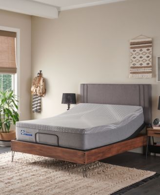 Sealy - Posturepedic Hybrid Paterson 12" Medium Firm Mattress Set- Queen