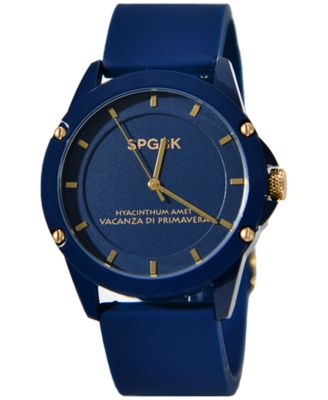 SPGBK Watches - Unisex Smith Blue Silicone Strap Watch 44mm