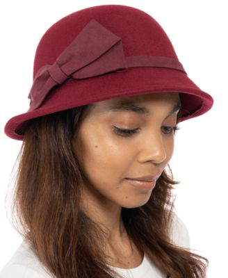 I.N.C. International Concepts - Women's Cloche Hat With Bow Detail