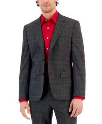 HUGO - Men's Modern-Fit Wool Suit Jacket