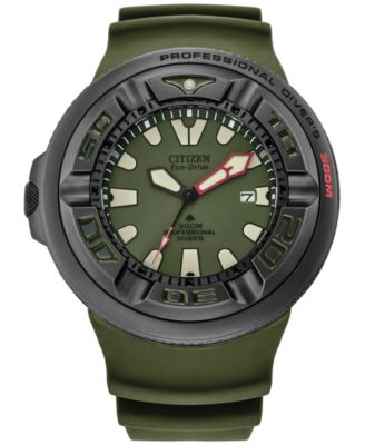 Citizen - Men's Promaster Dive Green Strap Watch 48mm